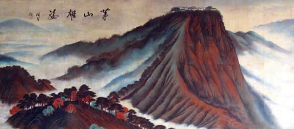 부포석의 <모산 웅자>